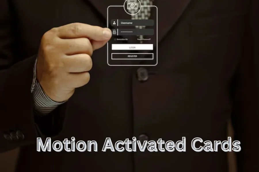 motion activated cards for facilitation